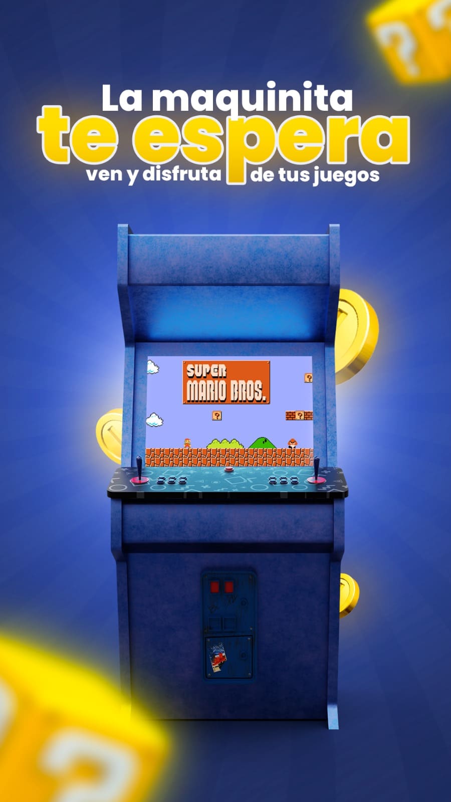 La maquinita te espera — ven y disfruta de tus juegos