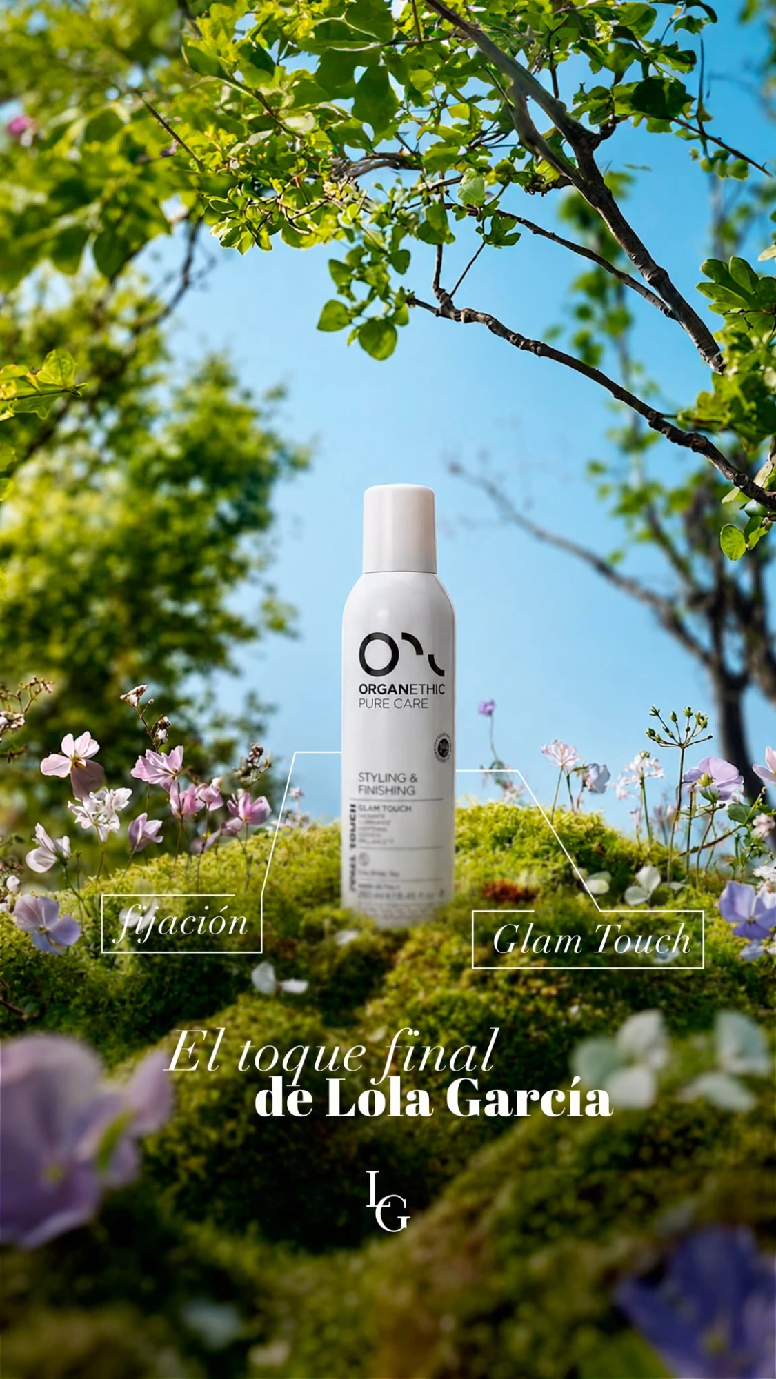 El toque final — Organethic Glam Touch, fijación